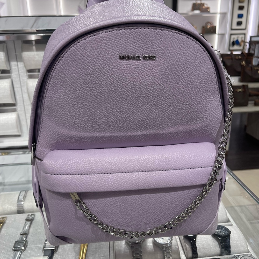 MICHAEL KORS Slater Medium Chain Backpack
Quartz 
NWT - Picture 12 of 16
